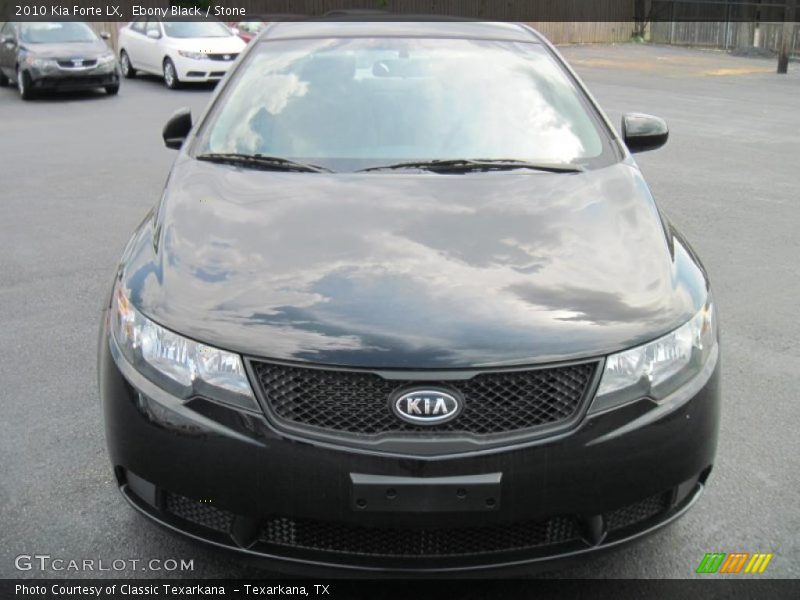 Ebony Black / Stone 2010 Kia Forte LX