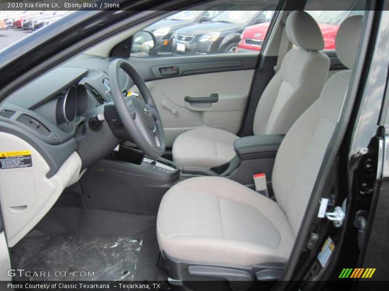 Ebony Black / Stone 2010 Kia Forte LX