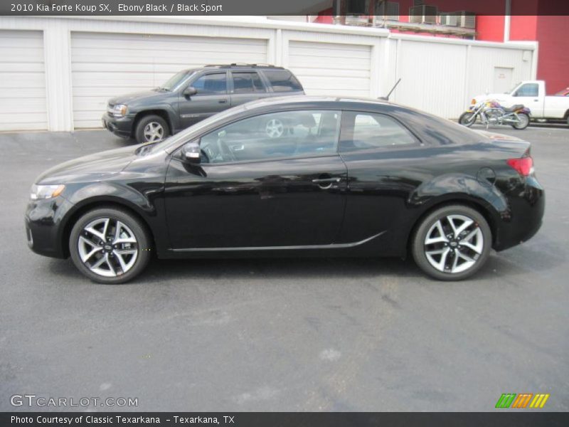 Ebony Black / Black Sport 2010 Kia Forte Koup SX