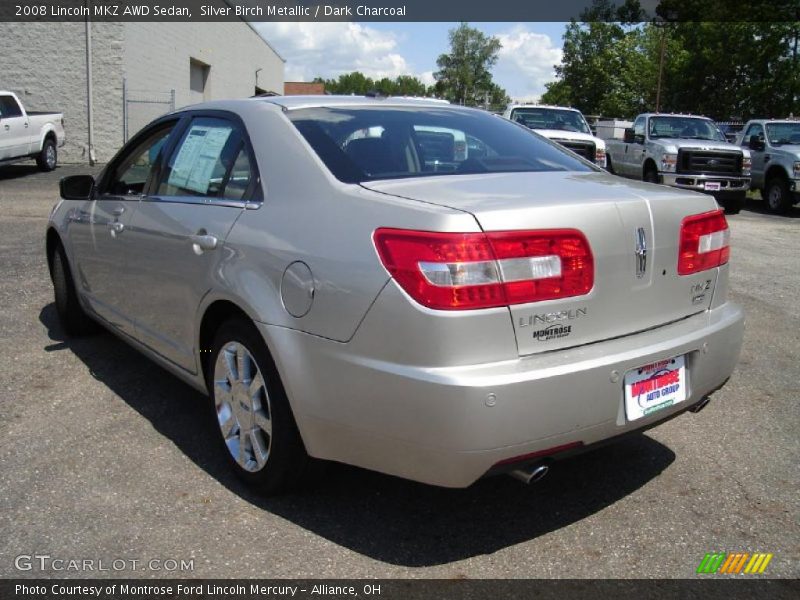 Silver Birch Metallic / Dark Charcoal 2008 Lincoln MKZ AWD Sedan