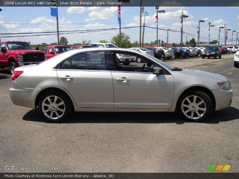 Silver Birch Metallic / Dark Charcoal 2008 Lincoln MKZ AWD Sedan