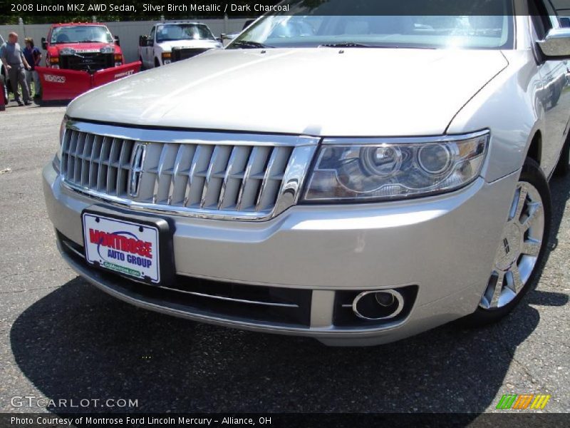 Silver Birch Metallic / Dark Charcoal 2008 Lincoln MKZ AWD Sedan