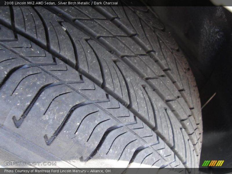 Silver Birch Metallic / Dark Charcoal 2008 Lincoln MKZ AWD Sedan