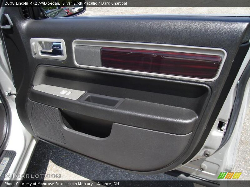 Silver Birch Metallic / Dark Charcoal 2008 Lincoln MKZ AWD Sedan