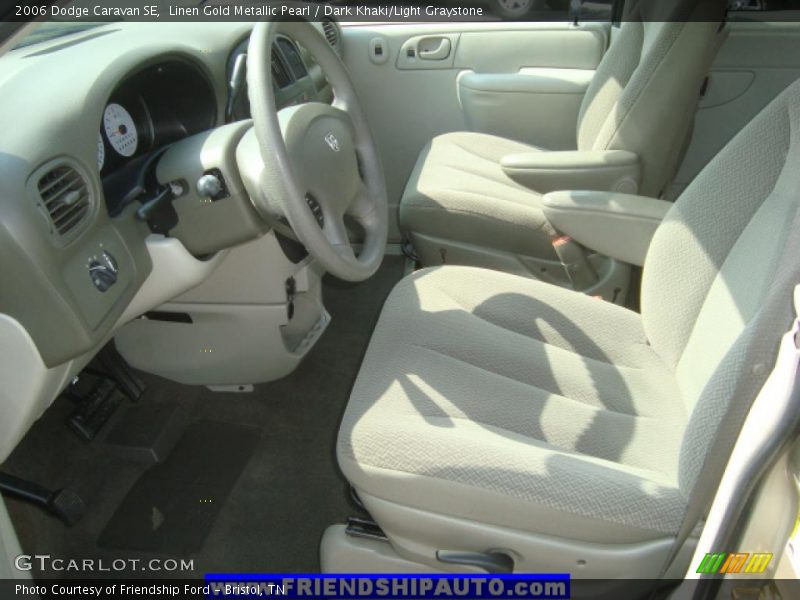 Linen Gold Metallic Pearl / Dark Khaki/Light Graystone 2006 Dodge Caravan SE