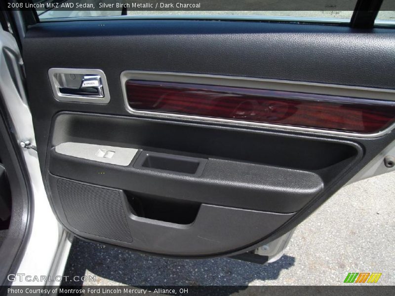 Silver Birch Metallic / Dark Charcoal 2008 Lincoln MKZ AWD Sedan