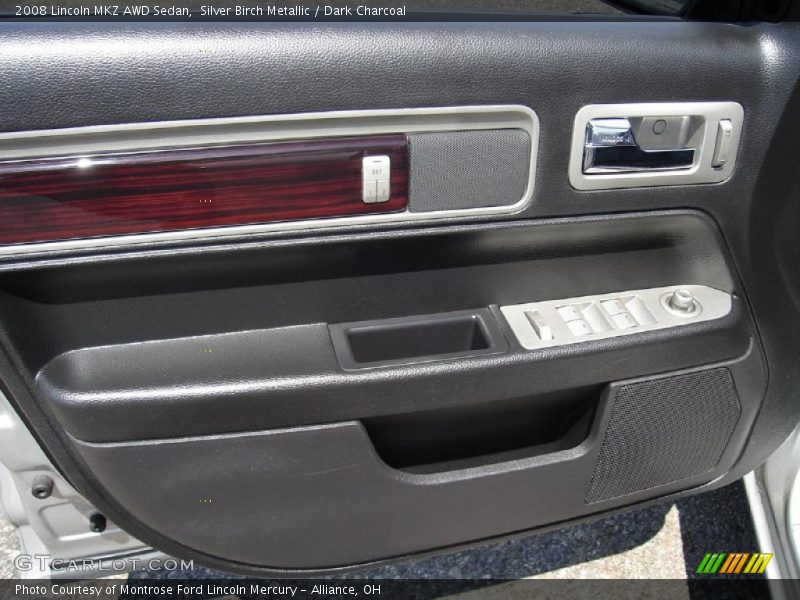 Silver Birch Metallic / Dark Charcoal 2008 Lincoln MKZ AWD Sedan