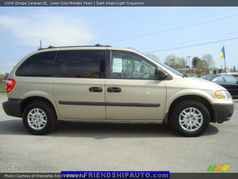 Linen Gold Metallic Pearl / Dark Khaki/Light Graystone 2006 Dodge Caravan SE