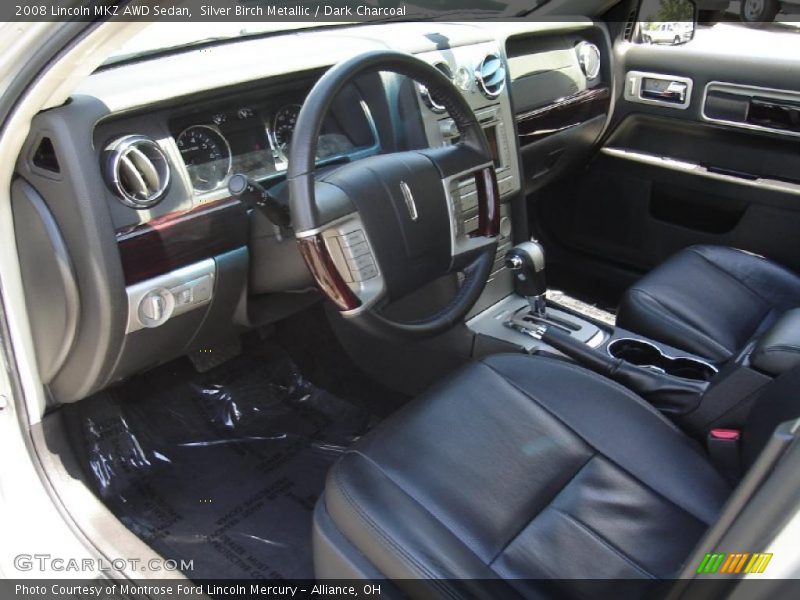 Silver Birch Metallic / Dark Charcoal 2008 Lincoln MKZ AWD Sedan