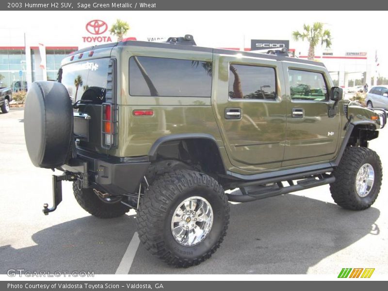 Sage Green Metallic / Wheat 2003 Hummer H2 SUV