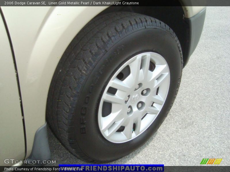 Linen Gold Metallic Pearl / Dark Khaki/Light Graystone 2006 Dodge Caravan SE