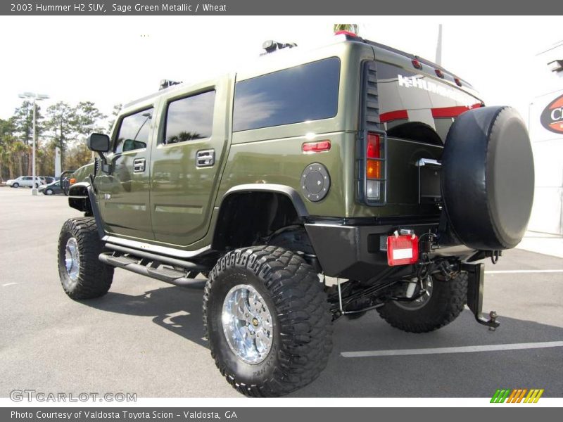 Sage Green Metallic / Wheat 2003 Hummer H2 SUV