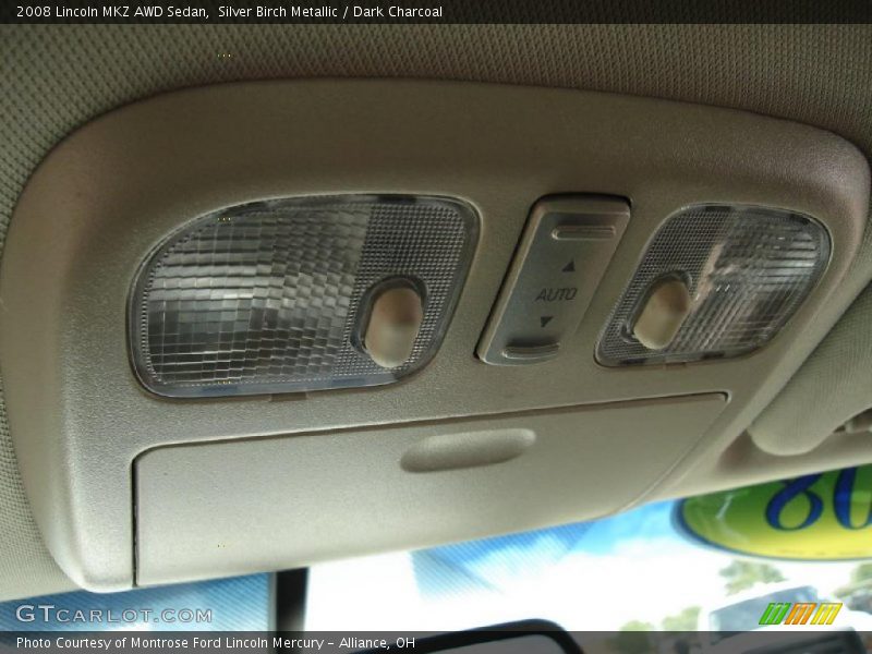 Silver Birch Metallic / Dark Charcoal 2008 Lincoln MKZ AWD Sedan