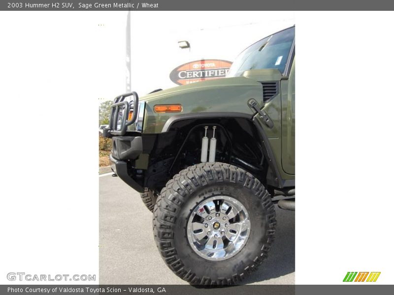 Sage Green Metallic / Wheat 2003 Hummer H2 SUV