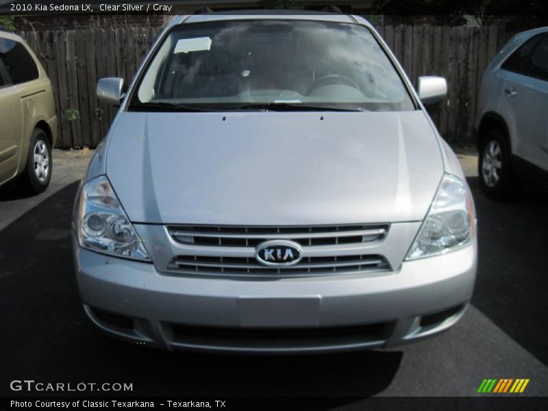 Clear Silver / Gray 2010 Kia Sedona LX