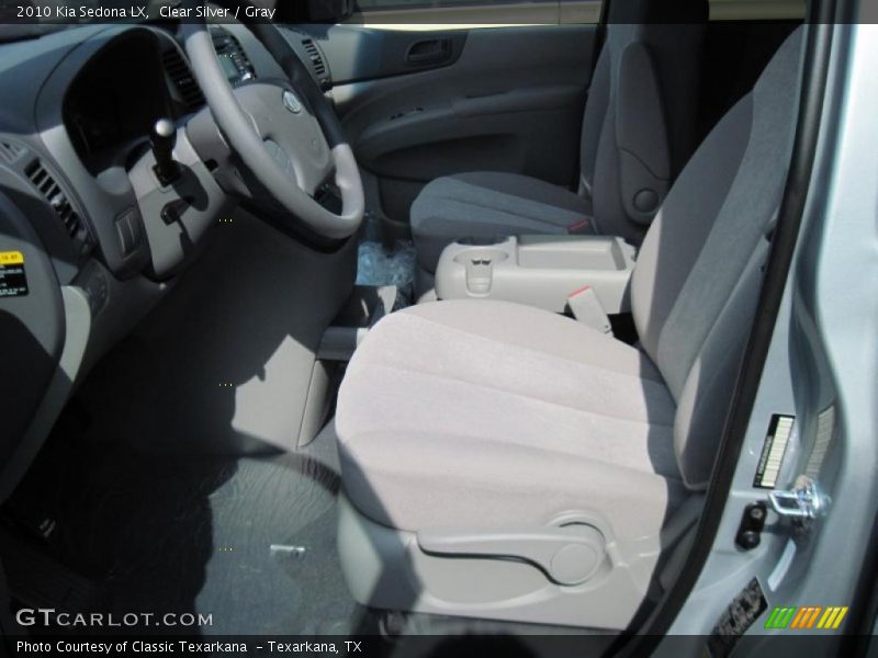 Clear Silver / Gray 2010 Kia Sedona LX
