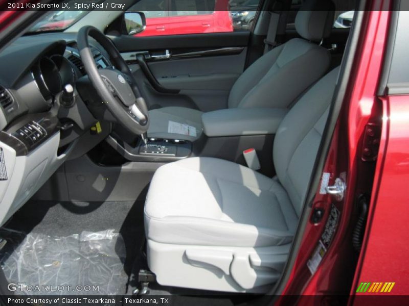 Spicy Red / Gray 2011 Kia Sorento LX