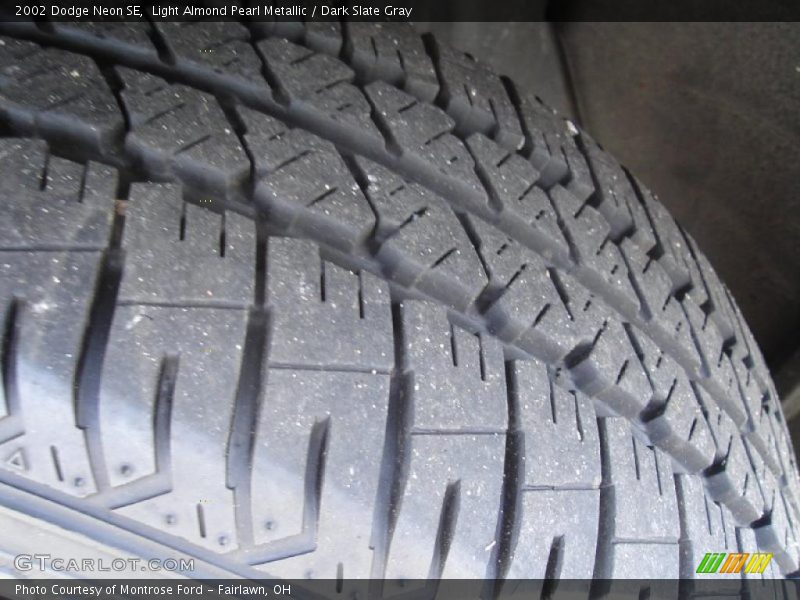 Light Almond Pearl Metallic / Dark Slate Gray 2002 Dodge Neon SE