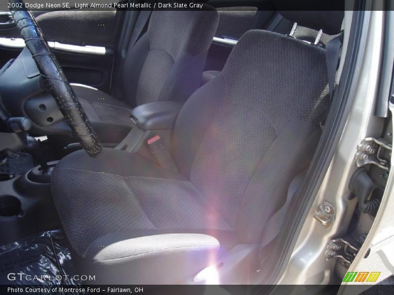 Light Almond Pearl Metallic / Dark Slate Gray 2002 Dodge Neon SE