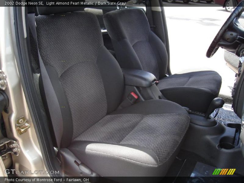 Light Almond Pearl Metallic / Dark Slate Gray 2002 Dodge Neon SE