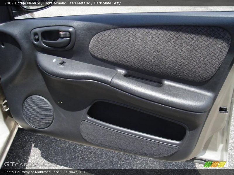 Light Almond Pearl Metallic / Dark Slate Gray 2002 Dodge Neon SE