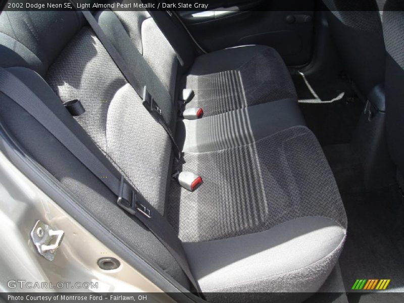 Light Almond Pearl Metallic / Dark Slate Gray 2002 Dodge Neon SE