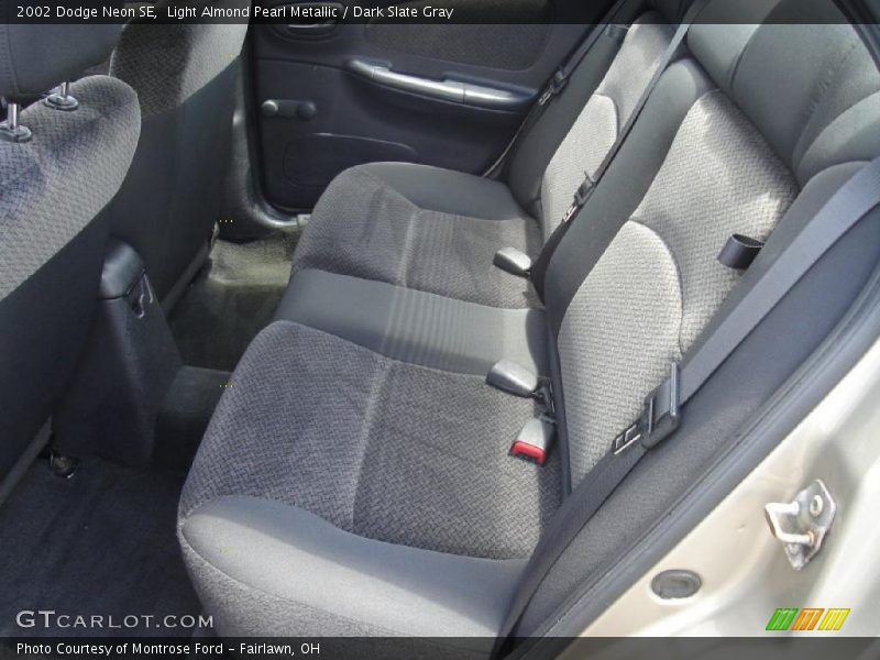 Light Almond Pearl Metallic / Dark Slate Gray 2002 Dodge Neon SE