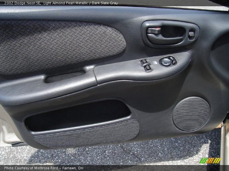 Light Almond Pearl Metallic / Dark Slate Gray 2002 Dodge Neon SE