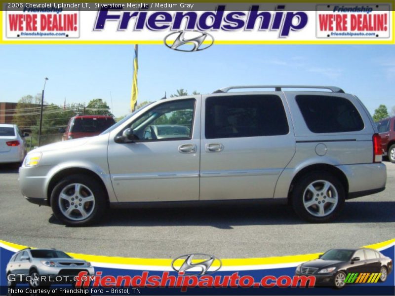 Silverstone Metallic / Medium Gray 2006 Chevrolet Uplander LT