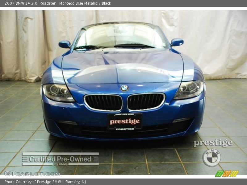 Montego Blue Metallic / Black 2007 BMW Z4 3.0i Roadster