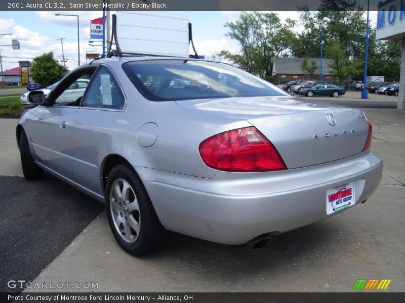 Satin Silver Metallic / Ebony Black 2001 Acura CL 3.2
