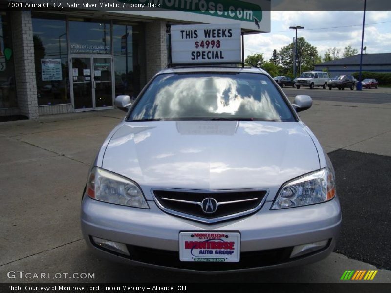 Satin Silver Metallic / Ebony Black 2001 Acura CL 3.2