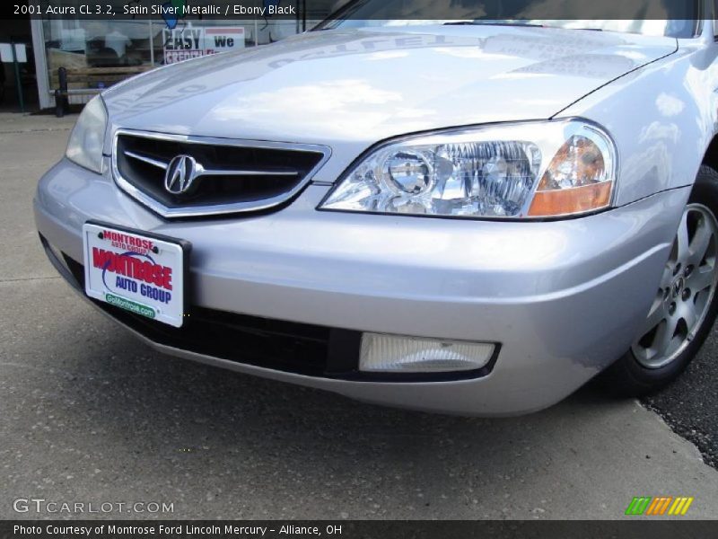 Satin Silver Metallic / Ebony Black 2001 Acura CL 3.2