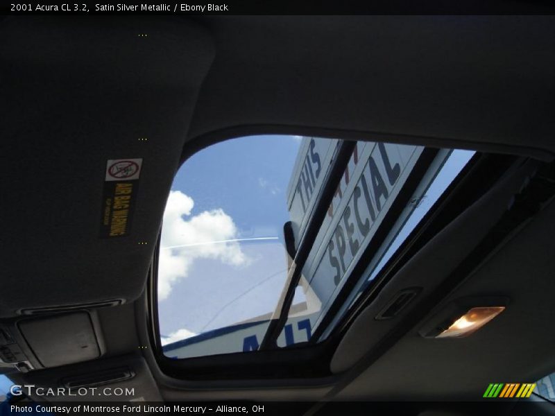Satin Silver Metallic / Ebony Black 2001 Acura CL 3.2
