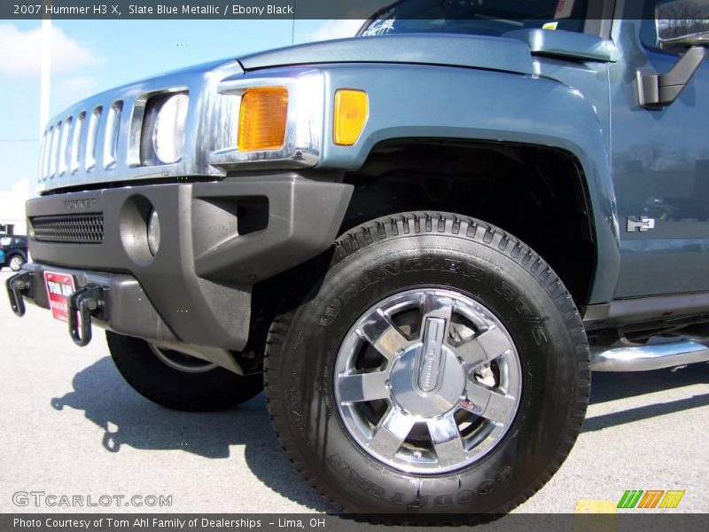 Slate Blue Metallic / Ebony Black 2007 Hummer H3 X