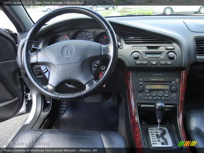Satin Silver Metallic / Ebony Black 2001 Acura CL 3.2