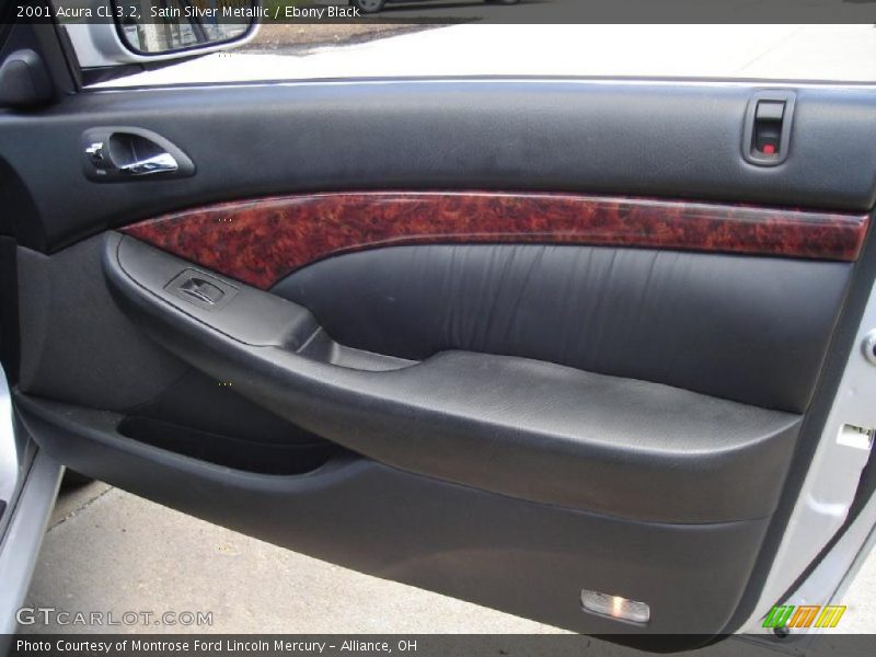 Satin Silver Metallic / Ebony Black 2001 Acura CL 3.2