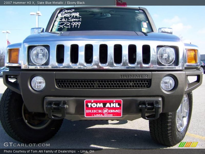 Slate Blue Metallic / Ebony Black 2007 Hummer H3 X
