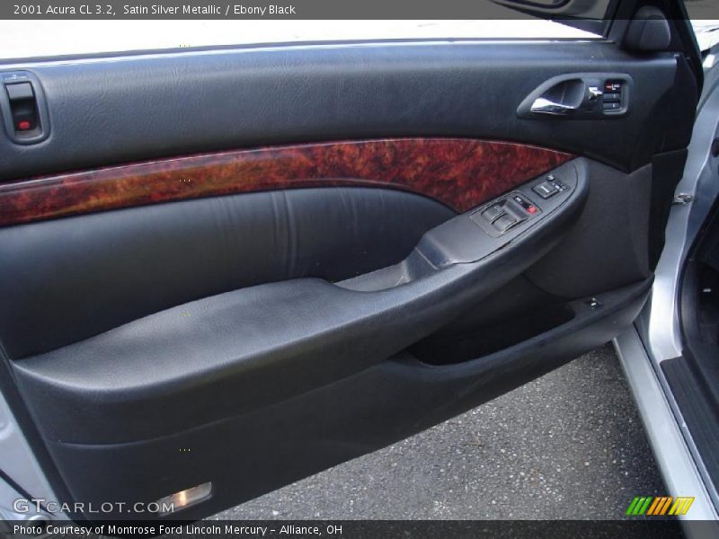Satin Silver Metallic / Ebony Black 2001 Acura CL 3.2