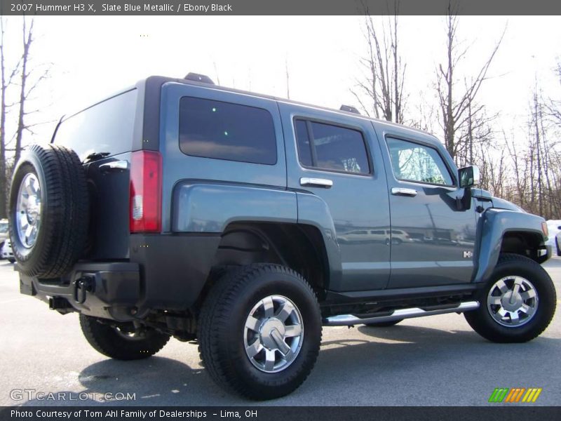 Slate Blue Metallic / Ebony Black 2007 Hummer H3 X