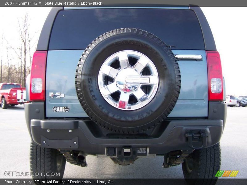 Slate Blue Metallic / Ebony Black 2007 Hummer H3 X