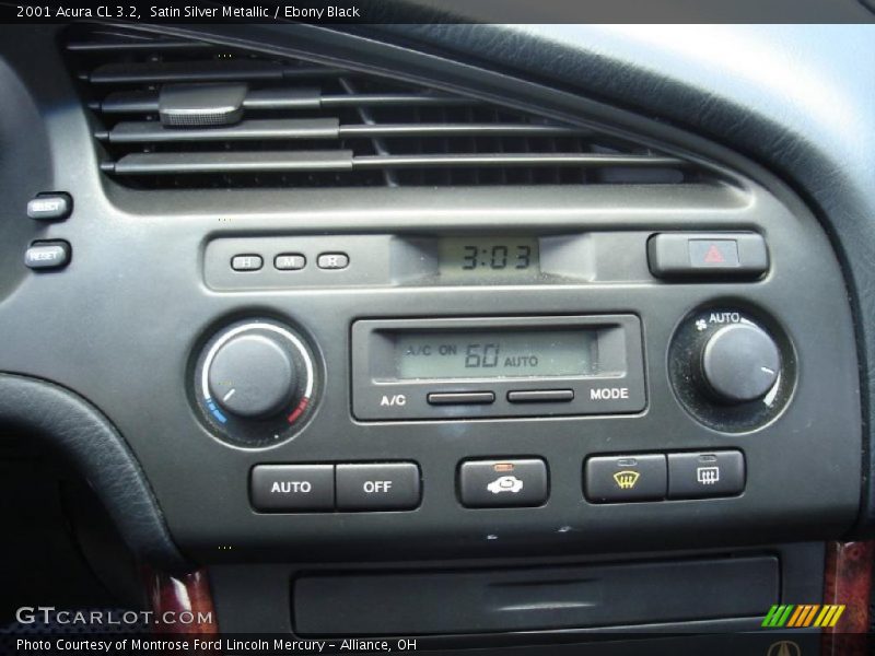 Satin Silver Metallic / Ebony Black 2001 Acura CL 3.2