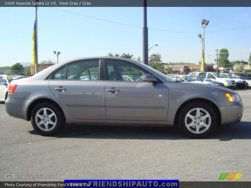 Steel Gray / Gray 2006 Hyundai Sonata LX V6