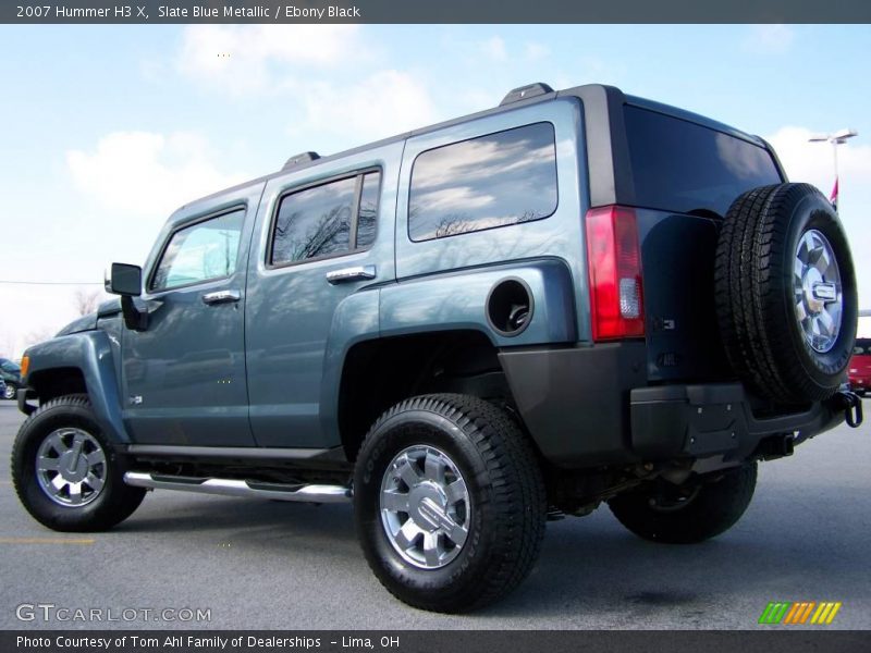Slate Blue Metallic / Ebony Black 2007 Hummer H3 X