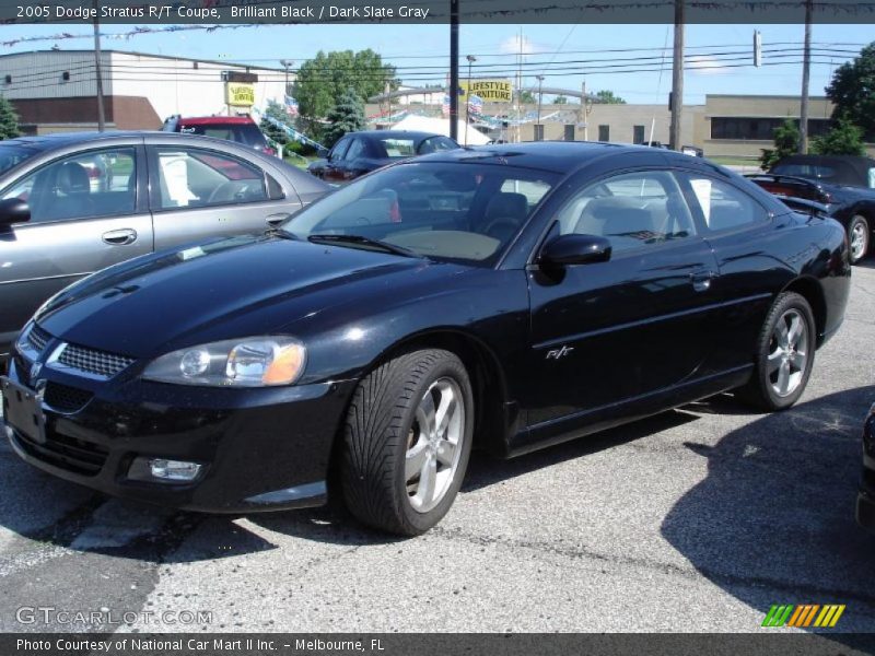 Brilliant Black / Dark Slate Gray 2005 Dodge Stratus R/T Coupe