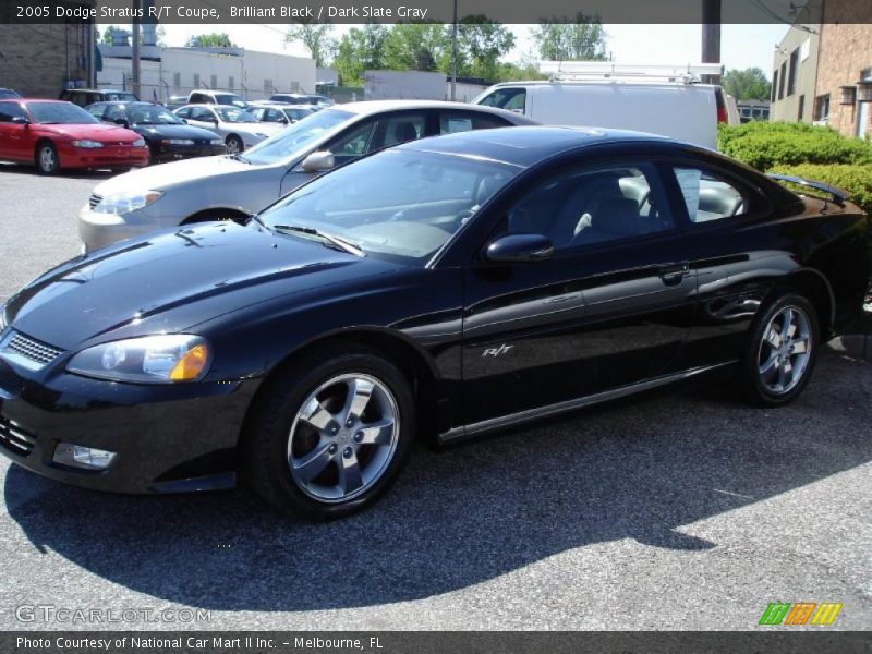 Brilliant Black / Dark Slate Gray 2005 Dodge Stratus R/T Coupe