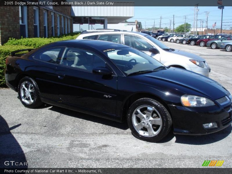Brilliant Black / Dark Slate Gray 2005 Dodge Stratus R/T Coupe