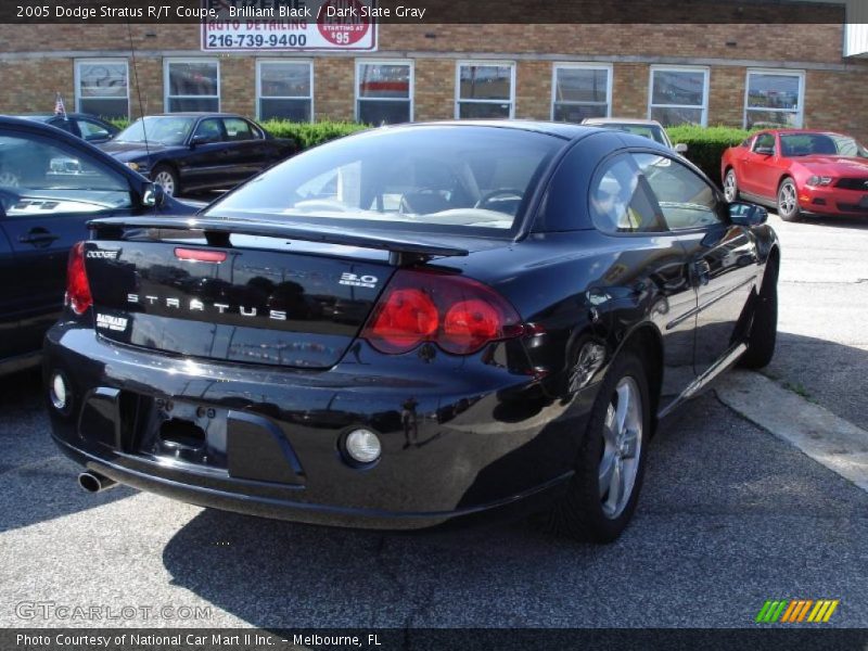 Brilliant Black / Dark Slate Gray 2005 Dodge Stratus R/T Coupe