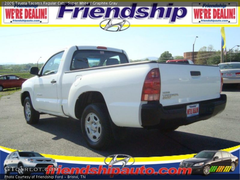 Super White / Graphite Gray 2006 Toyota Tacoma Regular Cab