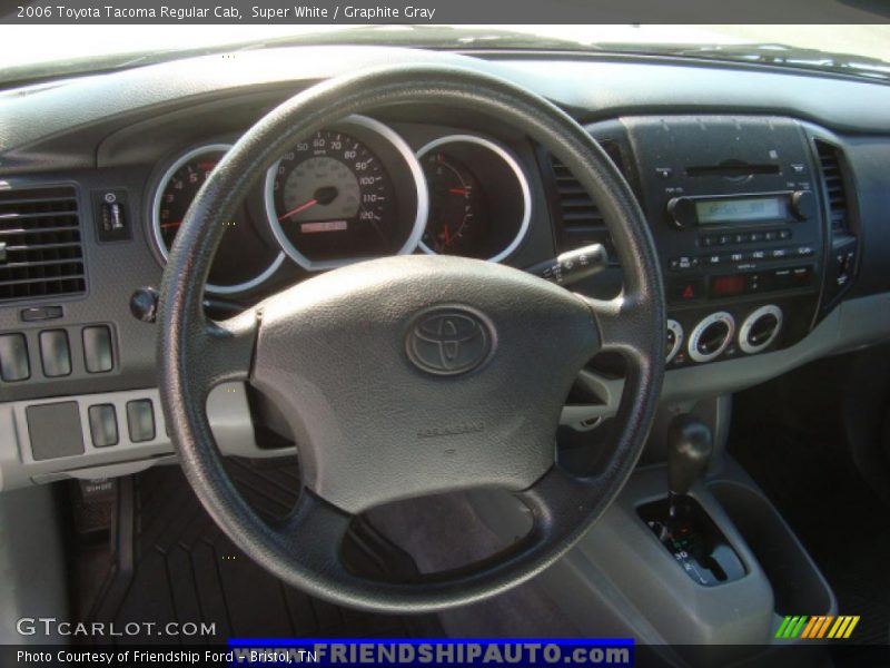 Super White / Graphite Gray 2006 Toyota Tacoma Regular Cab